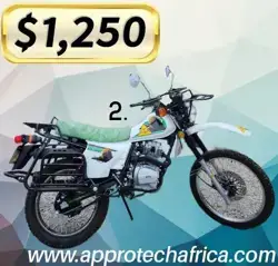 125cc ATA motorcycle with side carriers