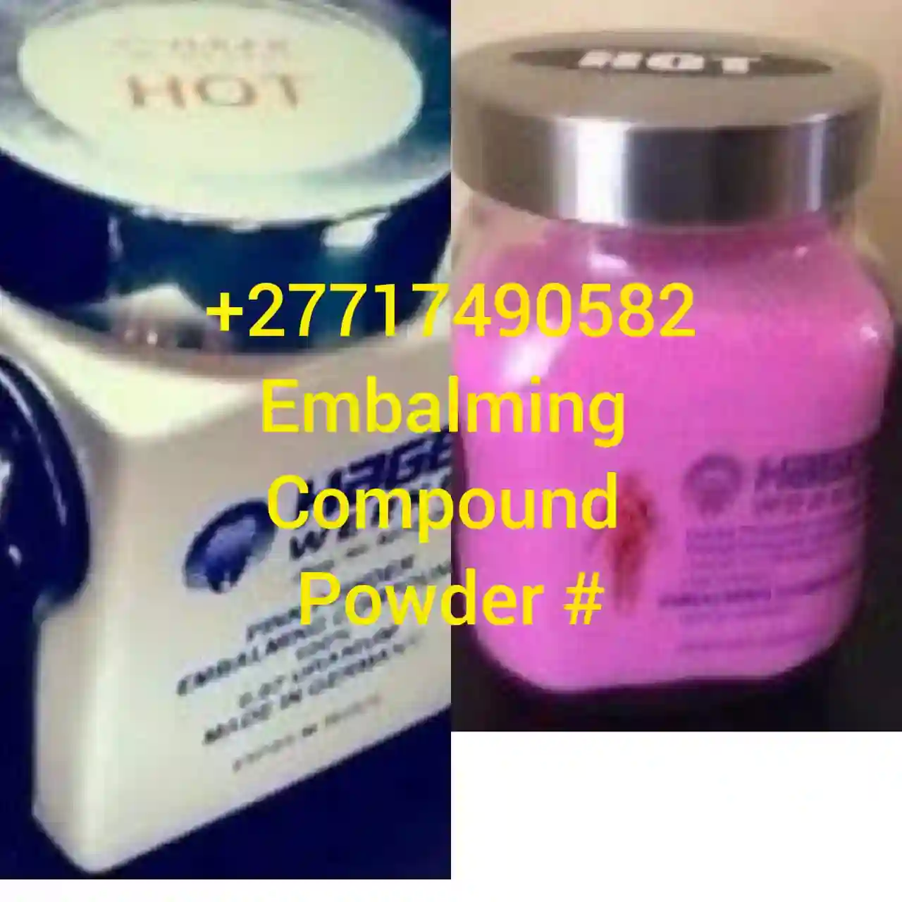 +27717490582 Zambia supplier for Embalming compound pink amd white .