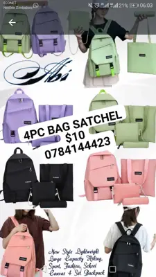 4 pc bag
