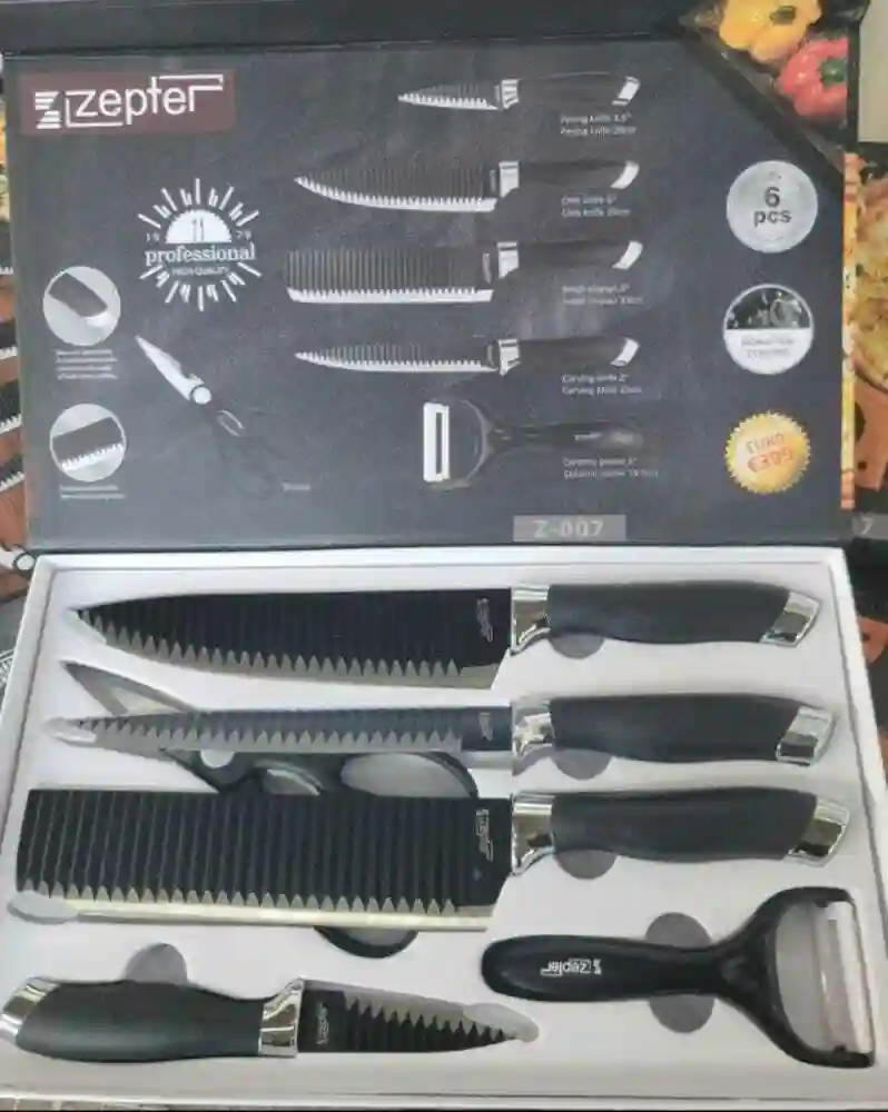 6pc knife set
