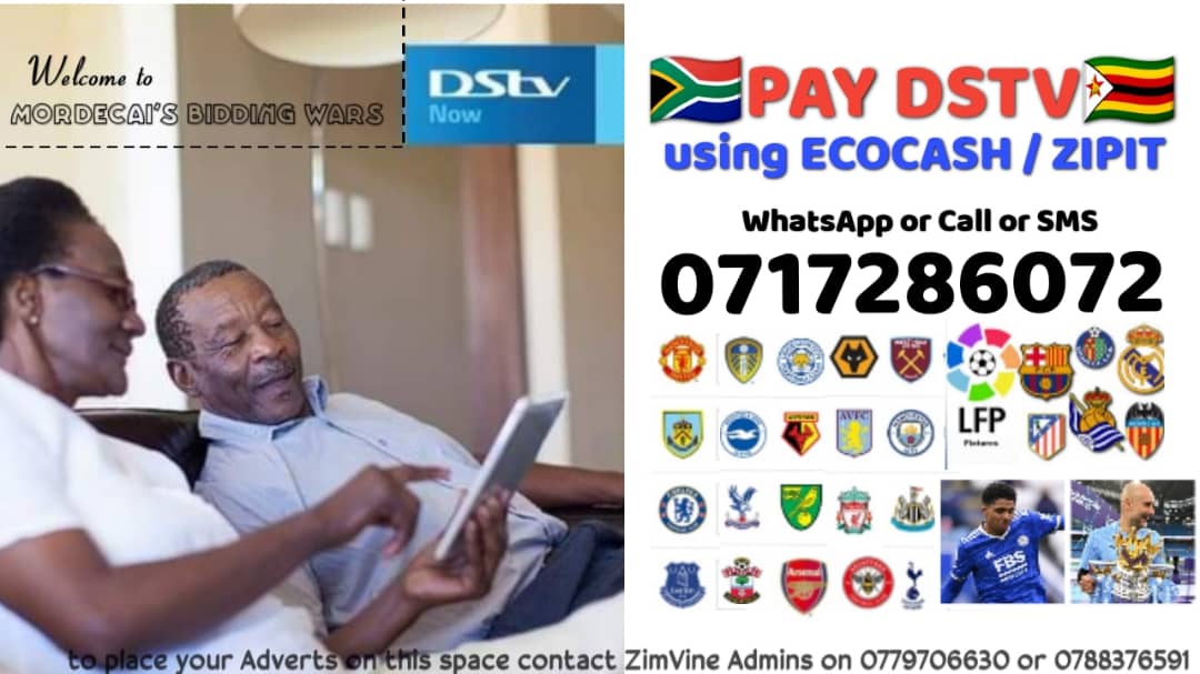 DSTV subscription using Ecocash/One Money/ ZIPIT/ USD