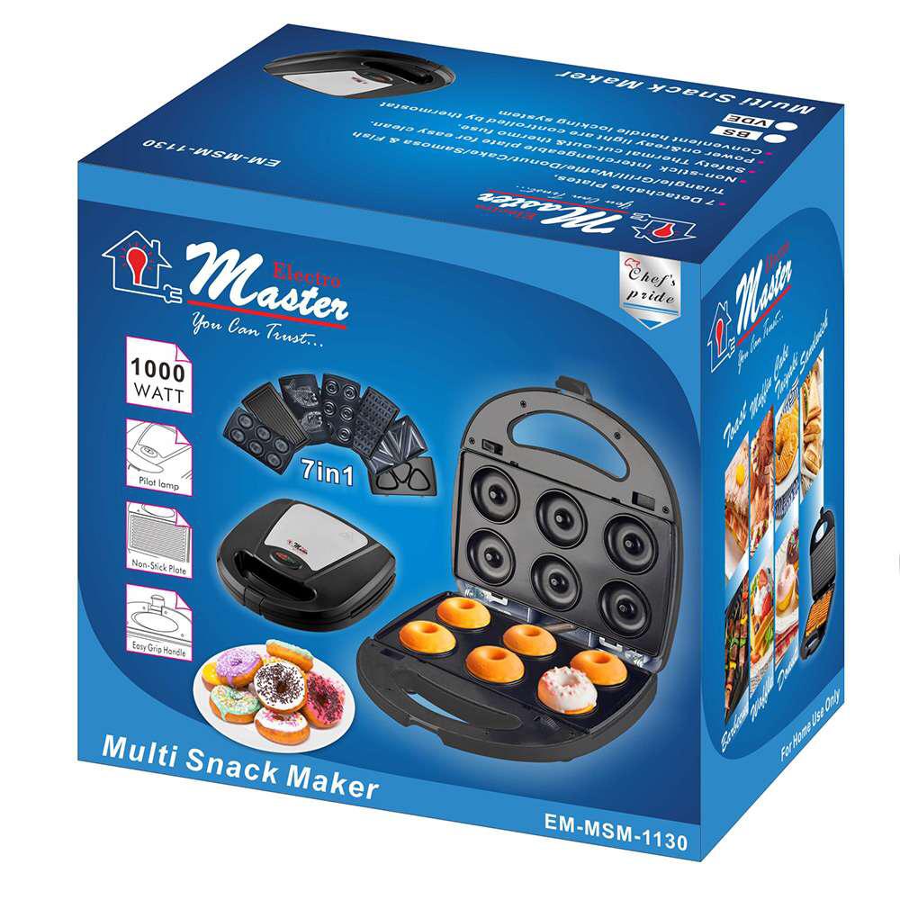 7 in 1 cooker, toaster, donut maker, waffle maker and more