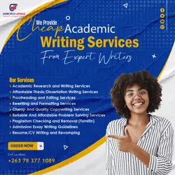 Affordable Academic Writing Services in Zimbabwe 