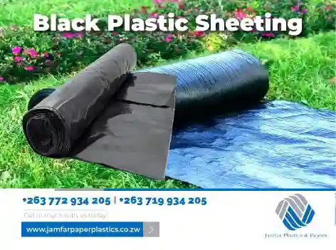 Black Sheeting plastic