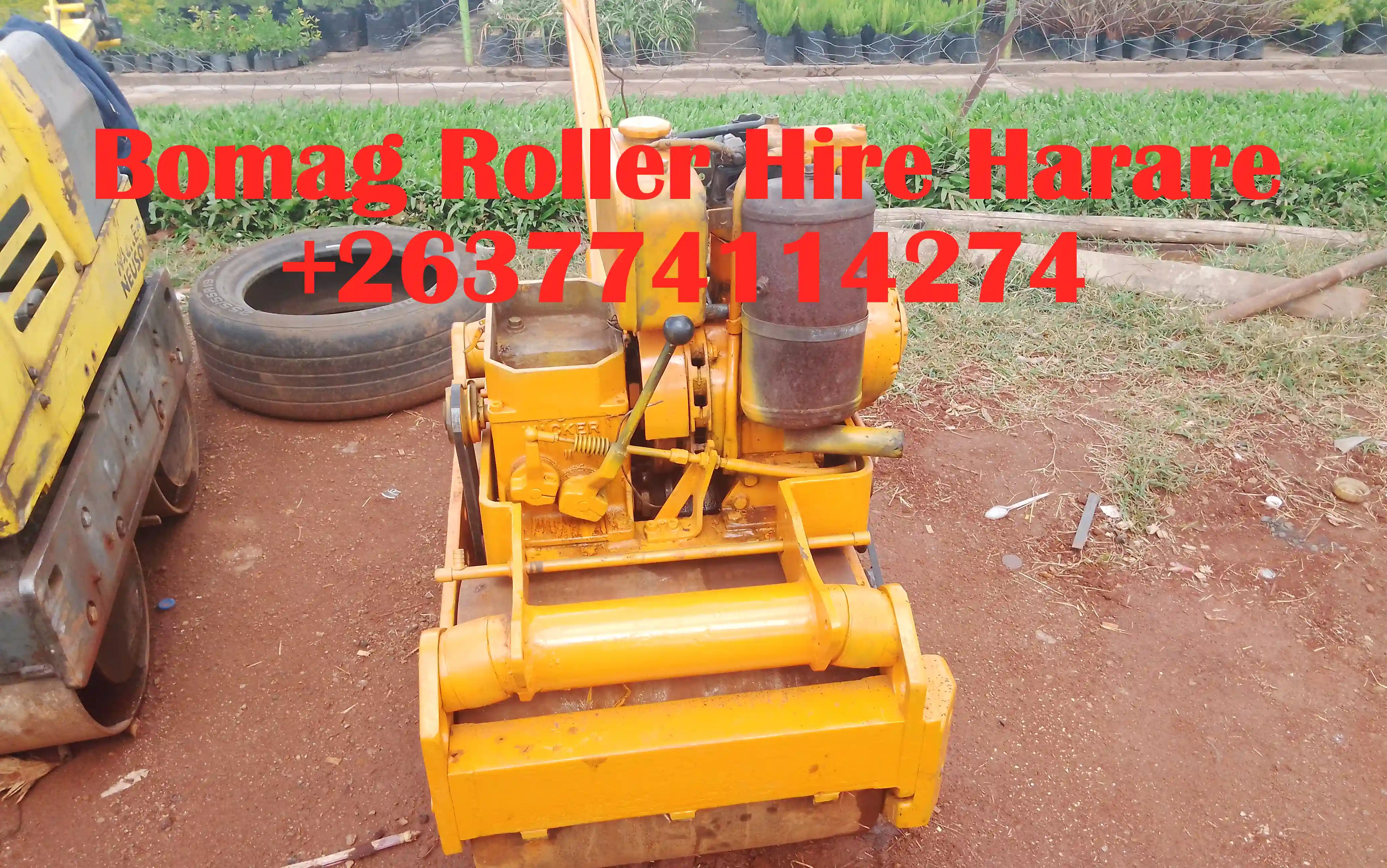 Bomag Roller Hire Harare | 0774114274