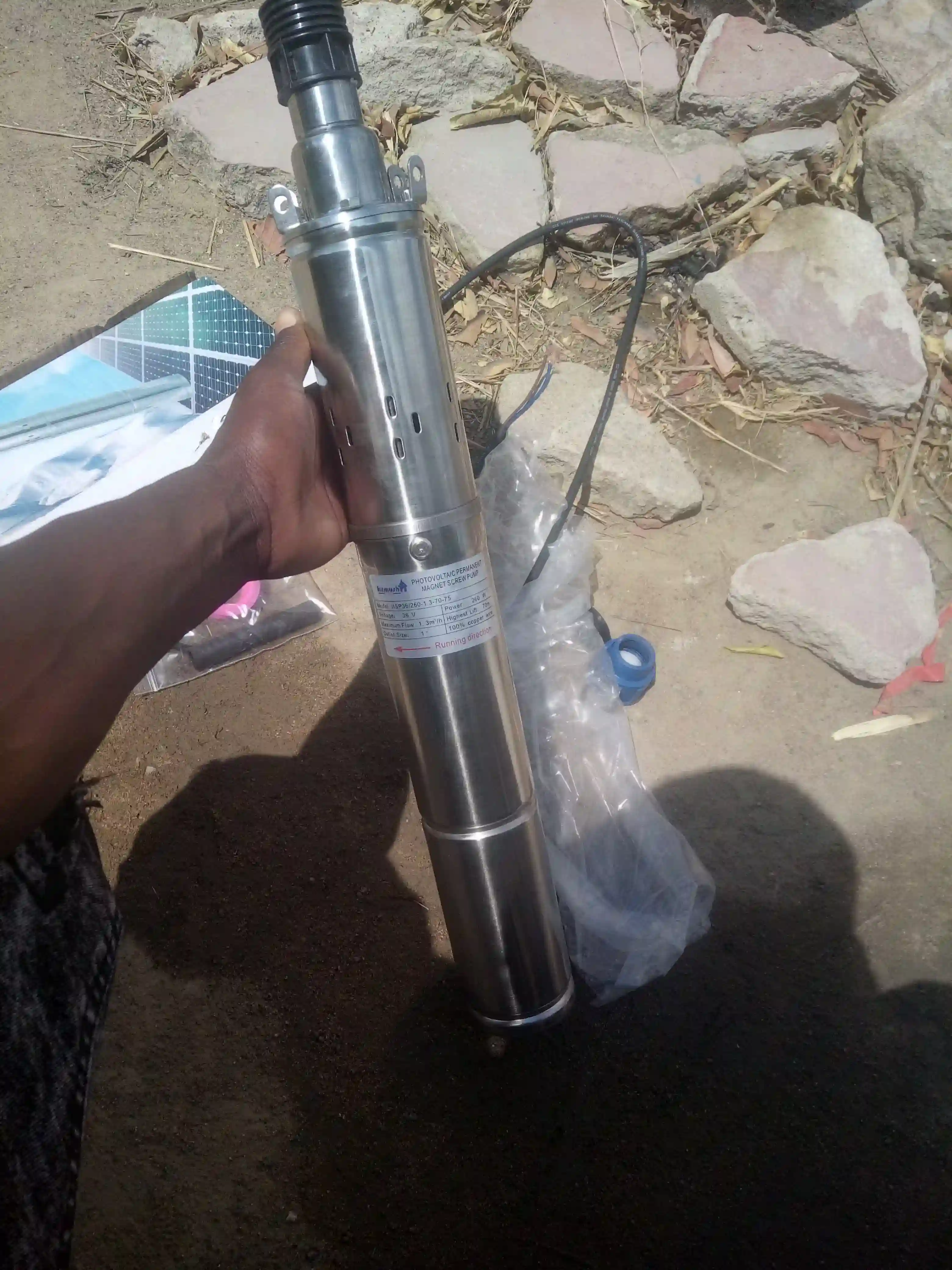 Boreholes Solar pump installation Zimbabwe