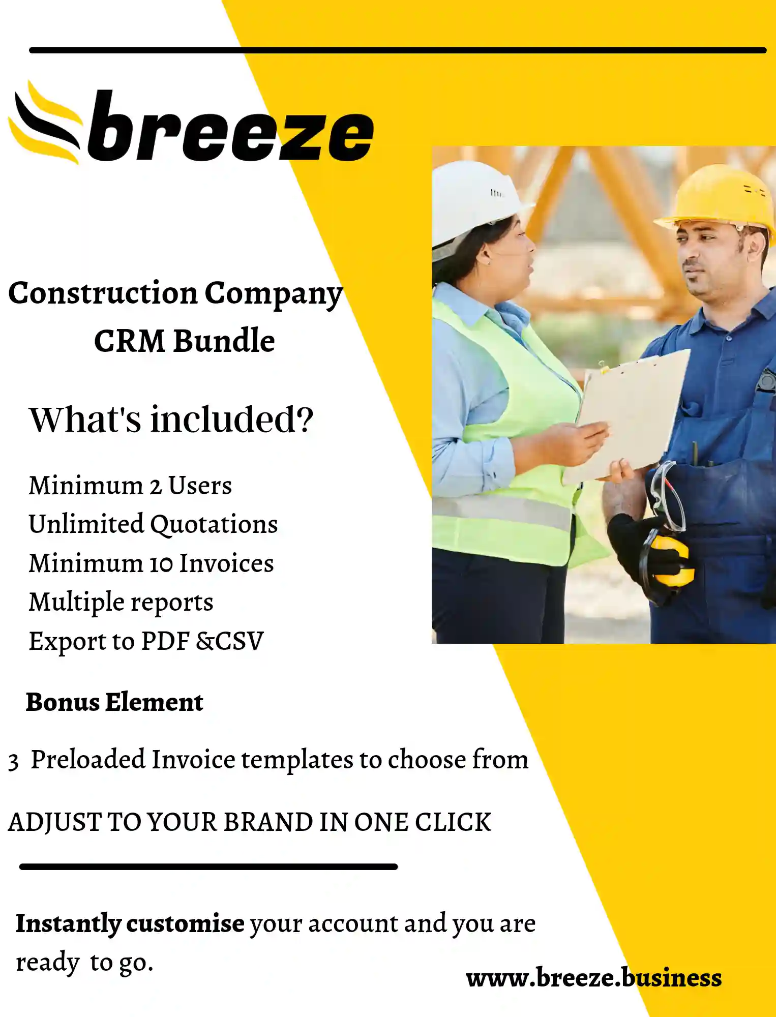 Breeze Customer Relationship Management Software for the Construction Industry