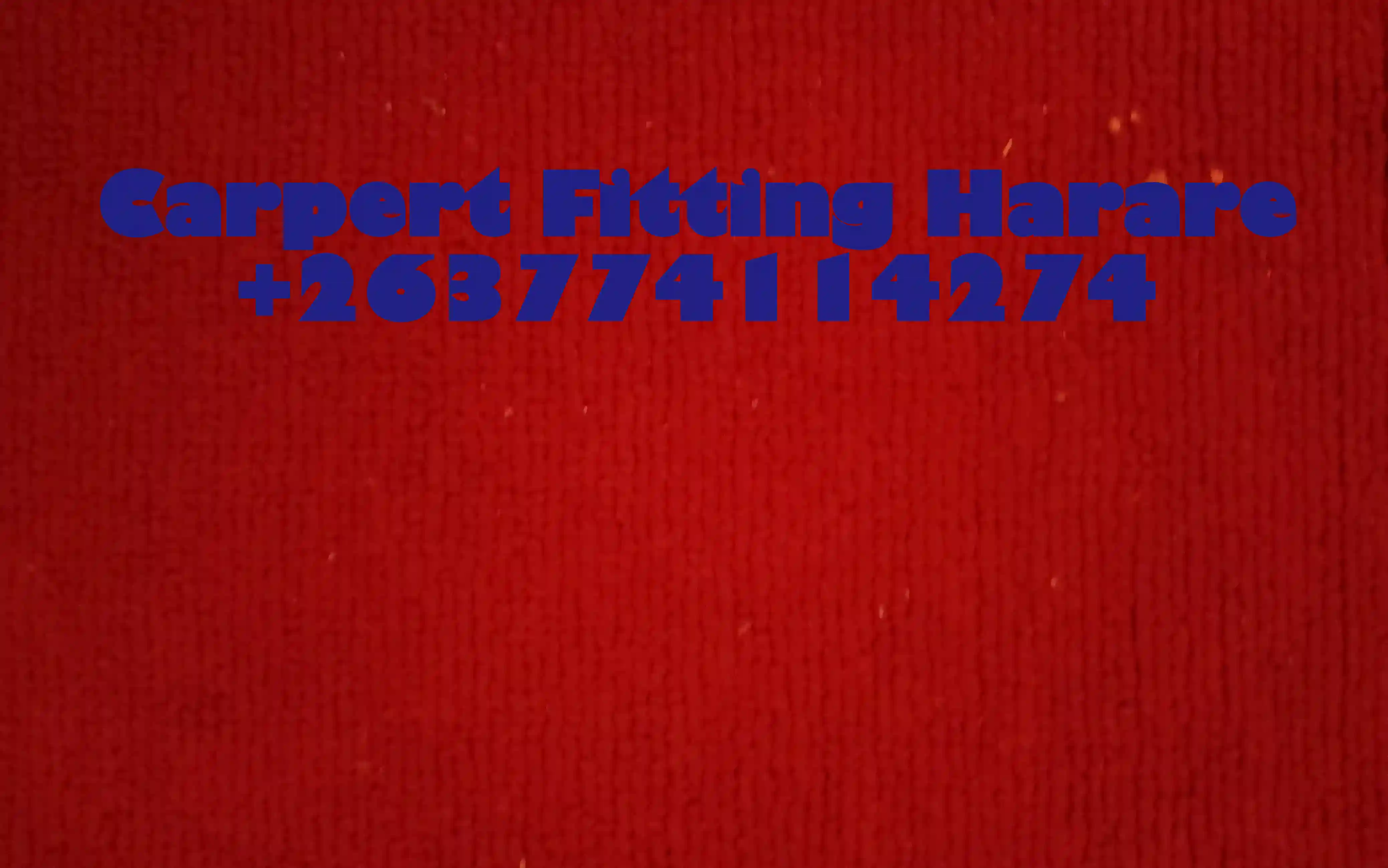 Carpet Fitting Harare | 0774114274