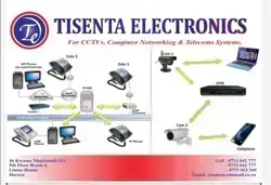 cctvs, telephone systems, networking.