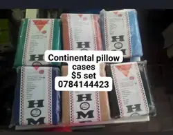 continental pillow cases