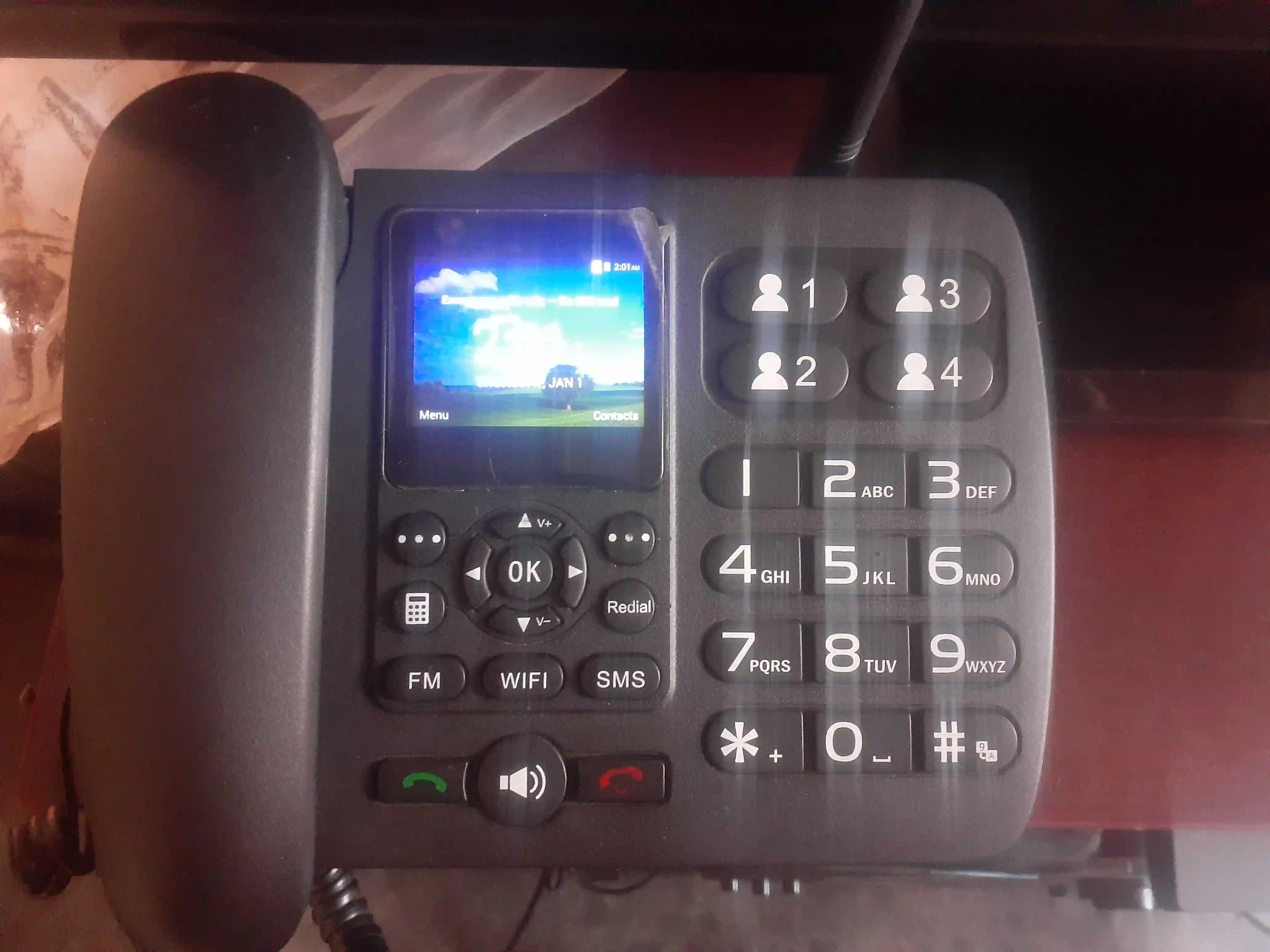 cordless Android handset telephone