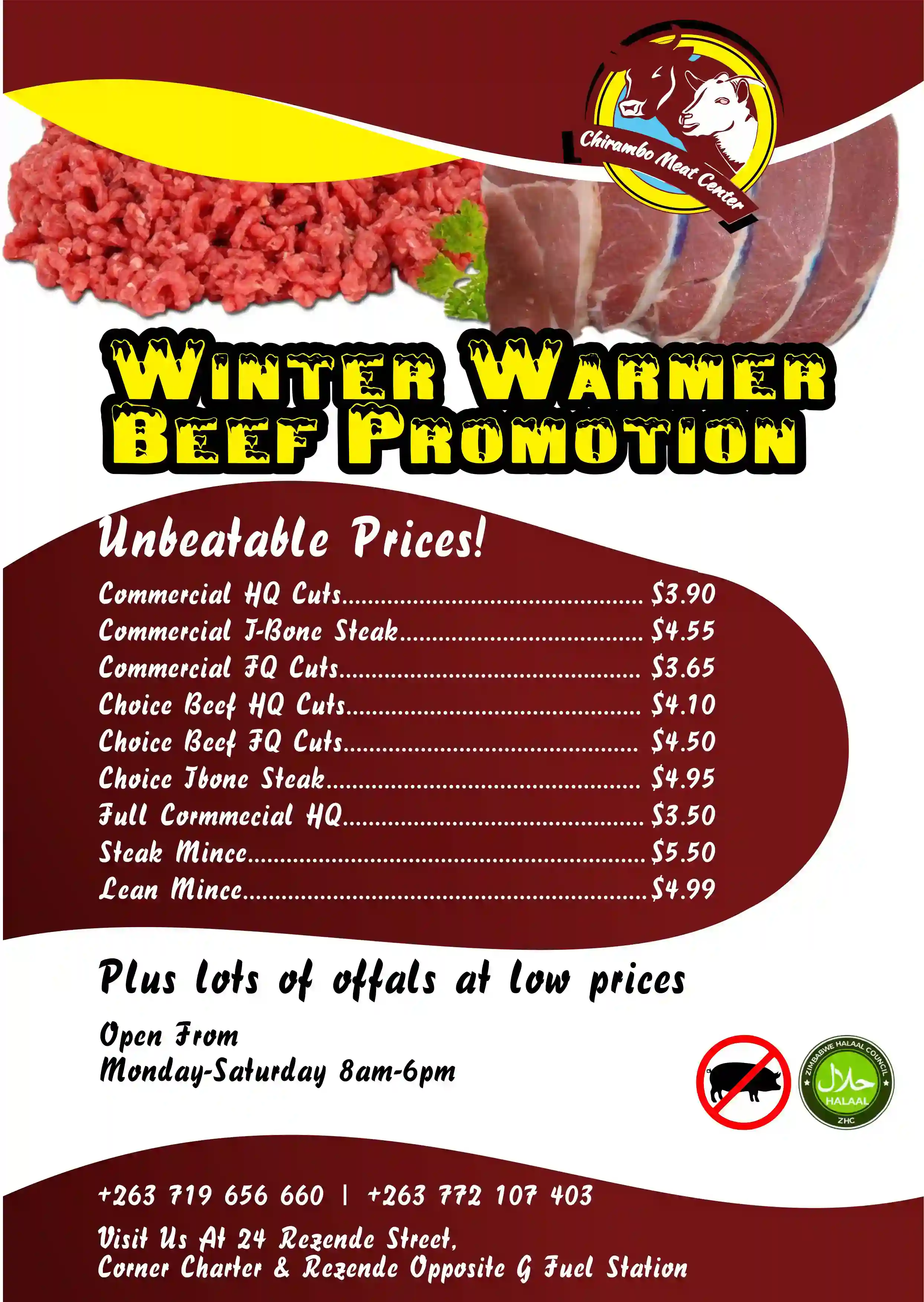 FRESH QUALITY MEAT @ UNBETABLE PRICES