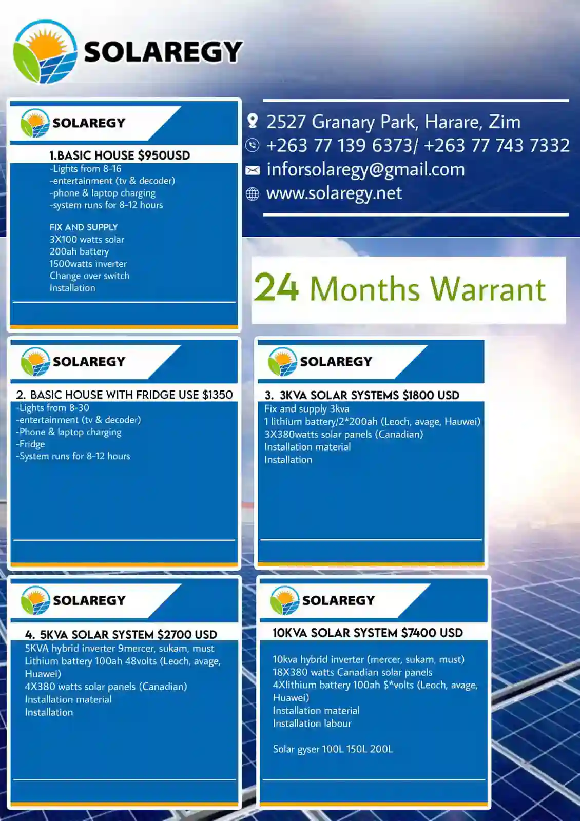 Full Home Solar systems