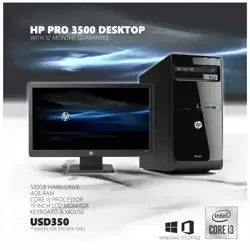 HP Pro 3500 Desktop PC Corei3
