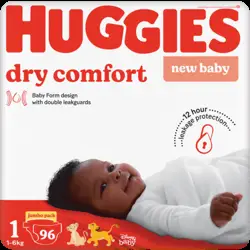 Huggies Dry Comfort Daipers All Sizes 