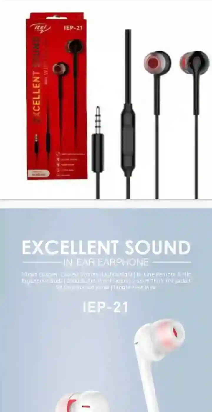 IEP-21 Itel Earphones