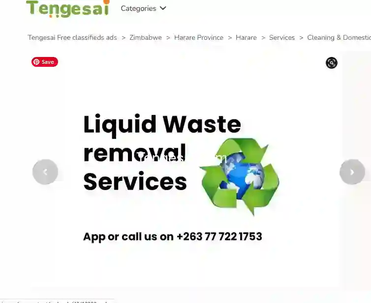 Liquid Waste removal Services