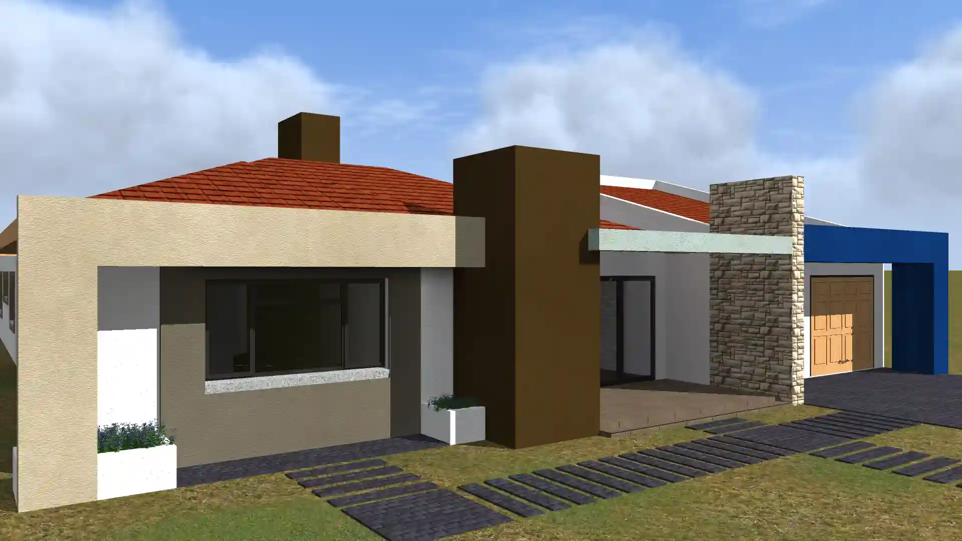 Low Density Suburb House Plan In Bulawayo Zimbabwe