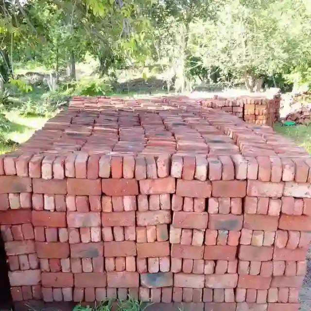 red common bricks