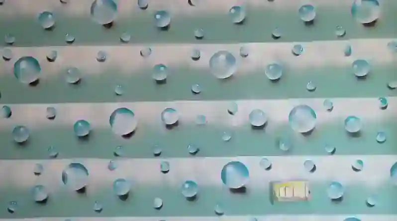 WATER BUBBLES PAINTING DESIGN