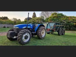 New Holland tractor and dumper 8ton