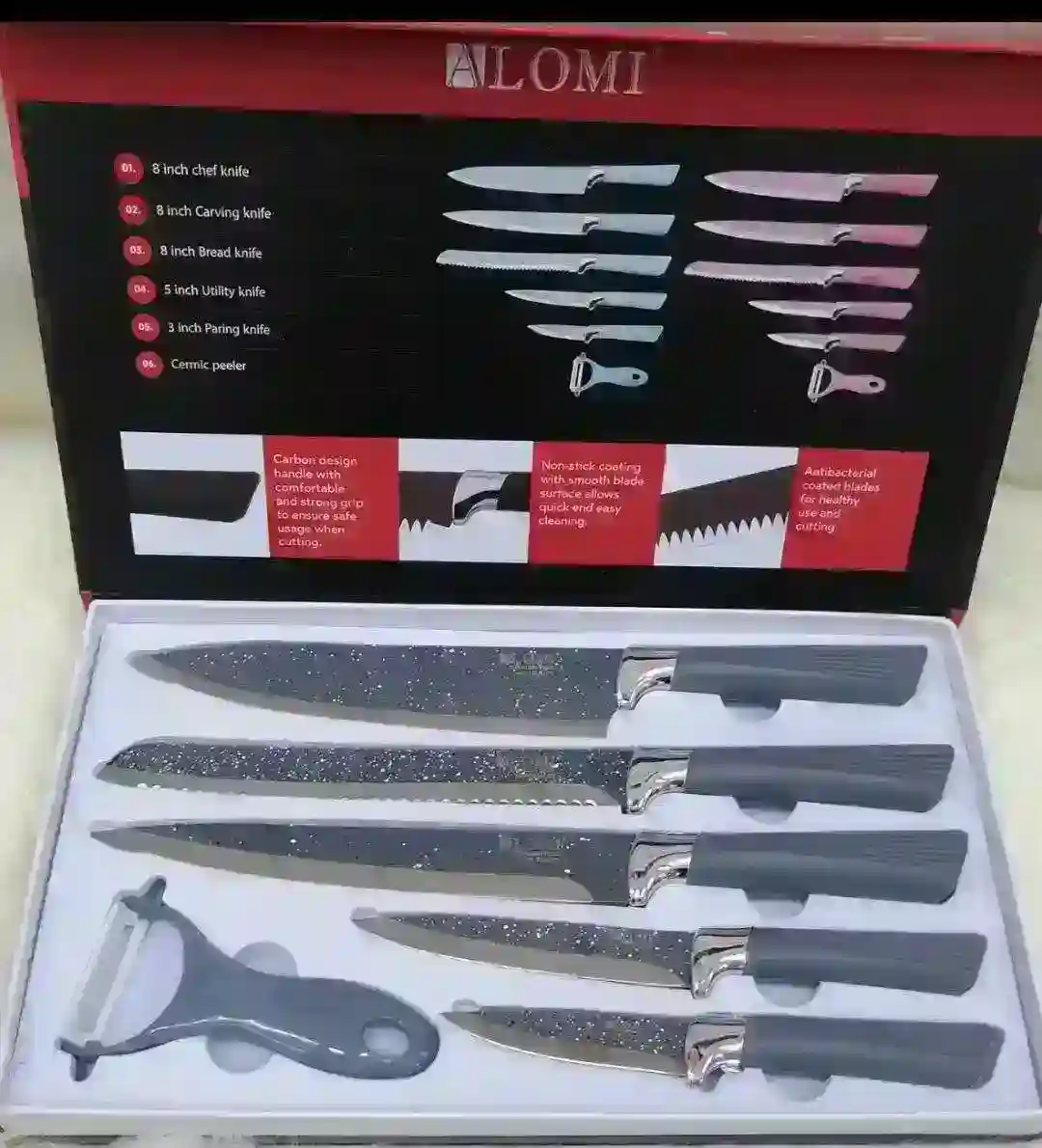 RAYONI KITCHEN KNIFE (set)