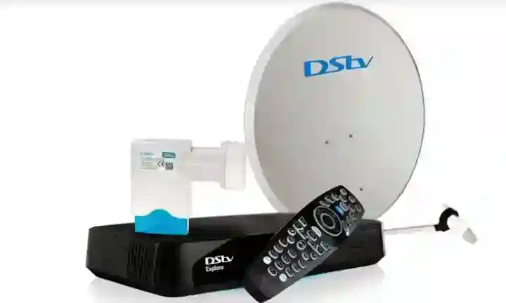Satellite dish , Decoders, televisions
