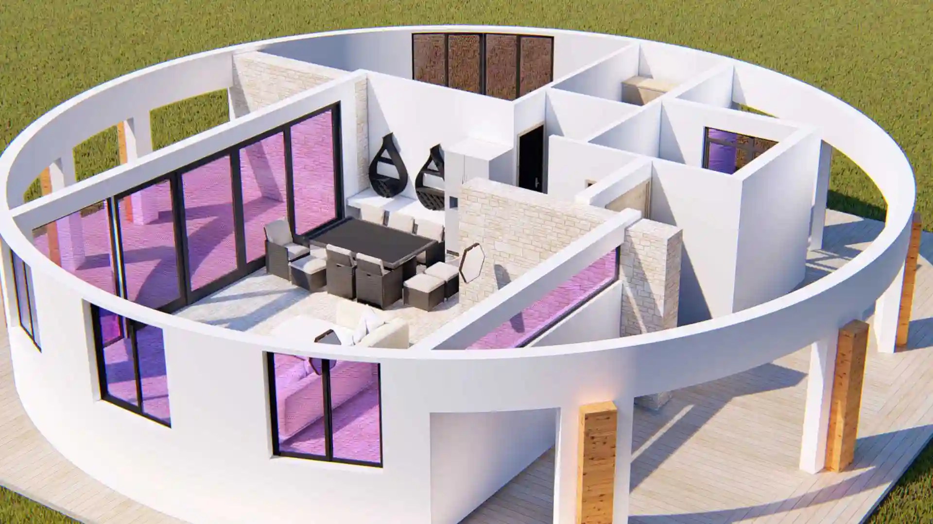 vic falls house plan design