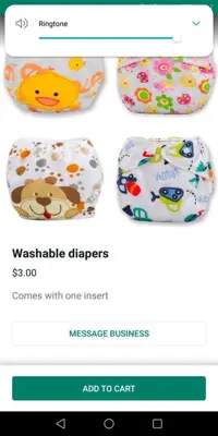 washable diapers 