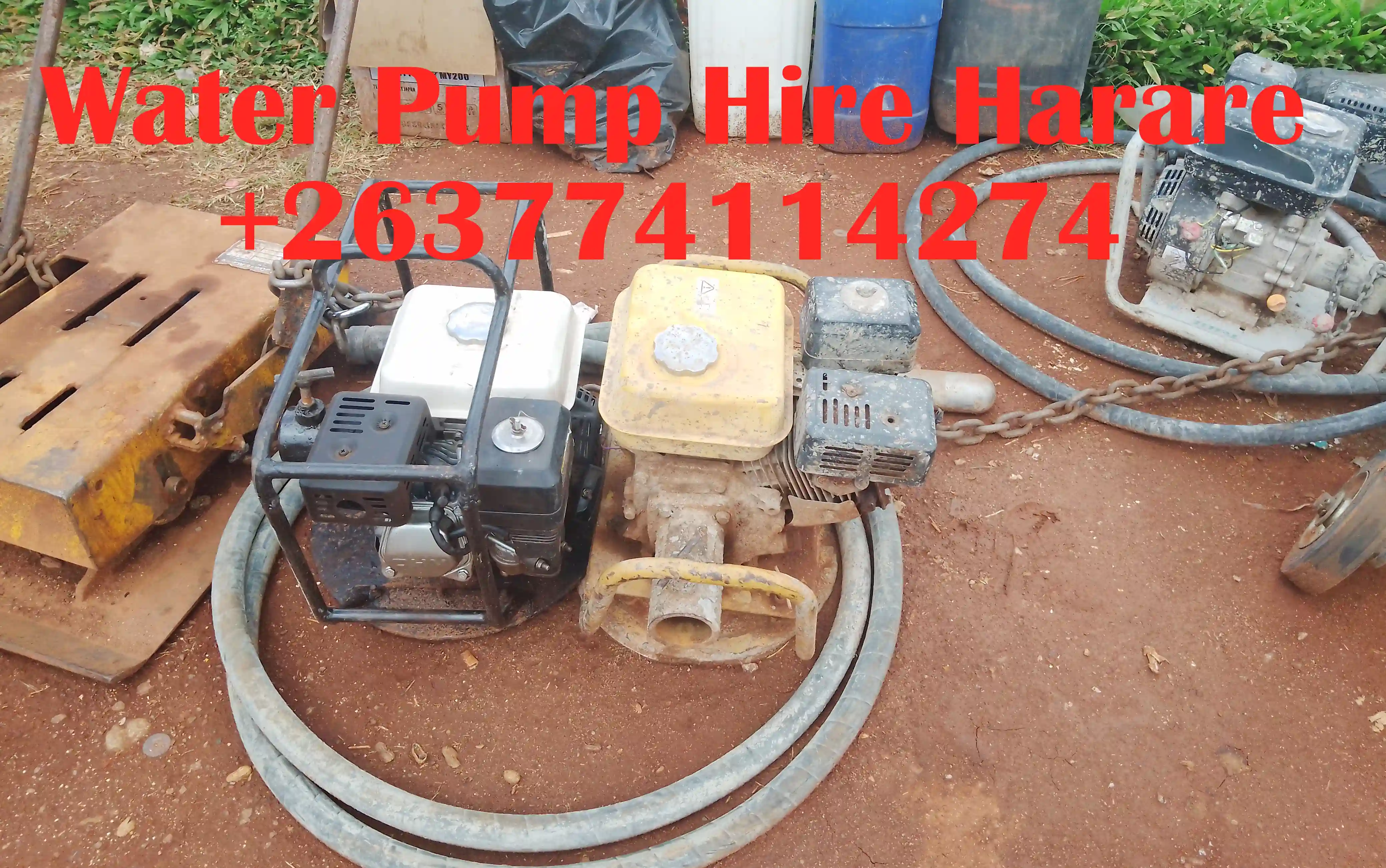 Water Pump Hire Harare | 0774114274