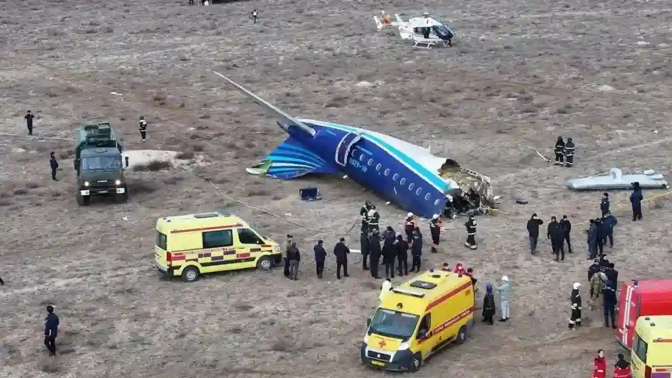 Azerbaijan Airlines Flight Downed By Russian Anti-Aircraft Missile, Investigation Reveals