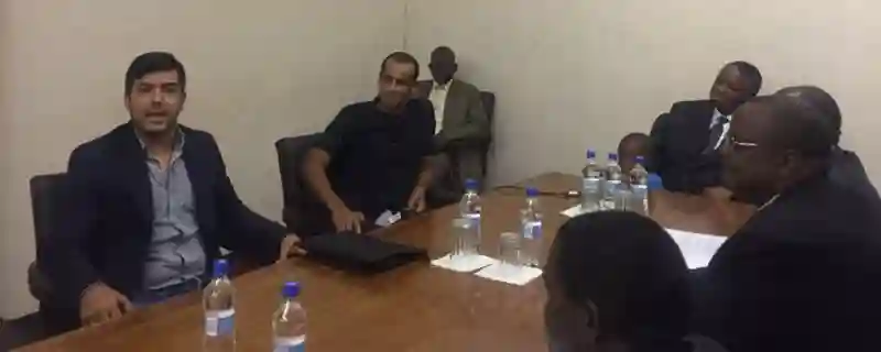 Brazilian Legend Rivaldo pays courtesy call on Vice President Mphoko