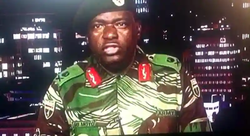 BREAKING: AUDIO: Major General Moyo's full address announcing military takeover (LISTEN)