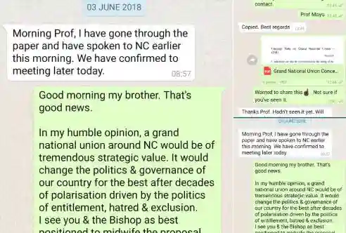 BREAKING: 'Shingi Munyeza A Junta Operative and CIO Spy' - Jonathan Moyo Posts WhatsApp Chats