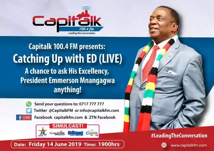 Capitalk 100.4 FM To Host ED In A Question & Answer Session