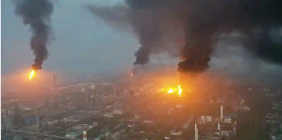 China: At Least One Dead After Chemical Plant Explosion In Shanghai
