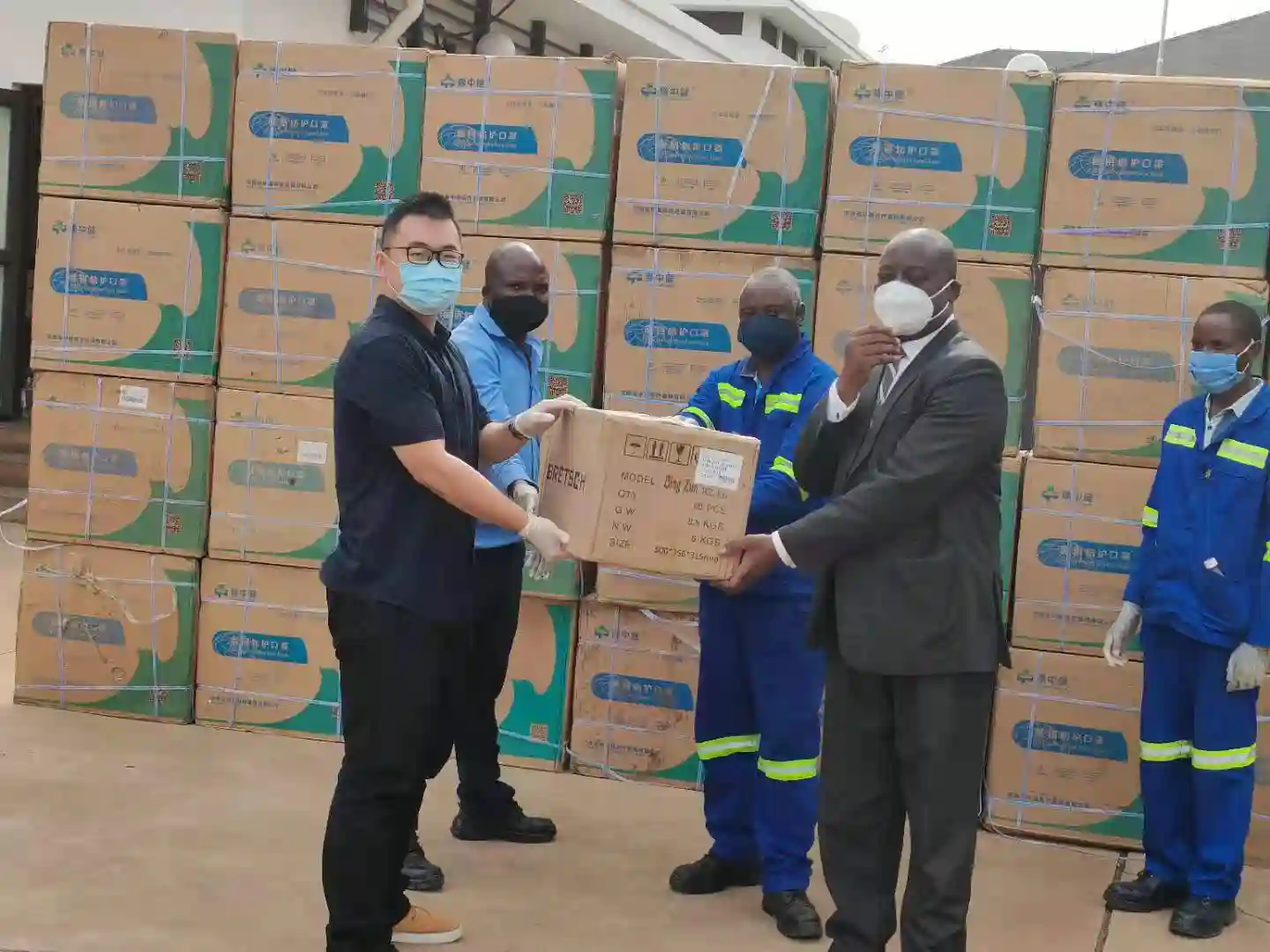 China Donates PPE To Zimbabwe A Day After U.S. Availed 20 Ventilators