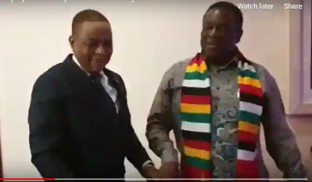 Chiwenga, ED Spend The Day Together