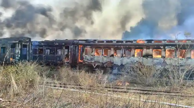 Discarded Cigarette Stub May Have Caused Fire That Destroyed 40 NRZ Coaches In Bulawayo