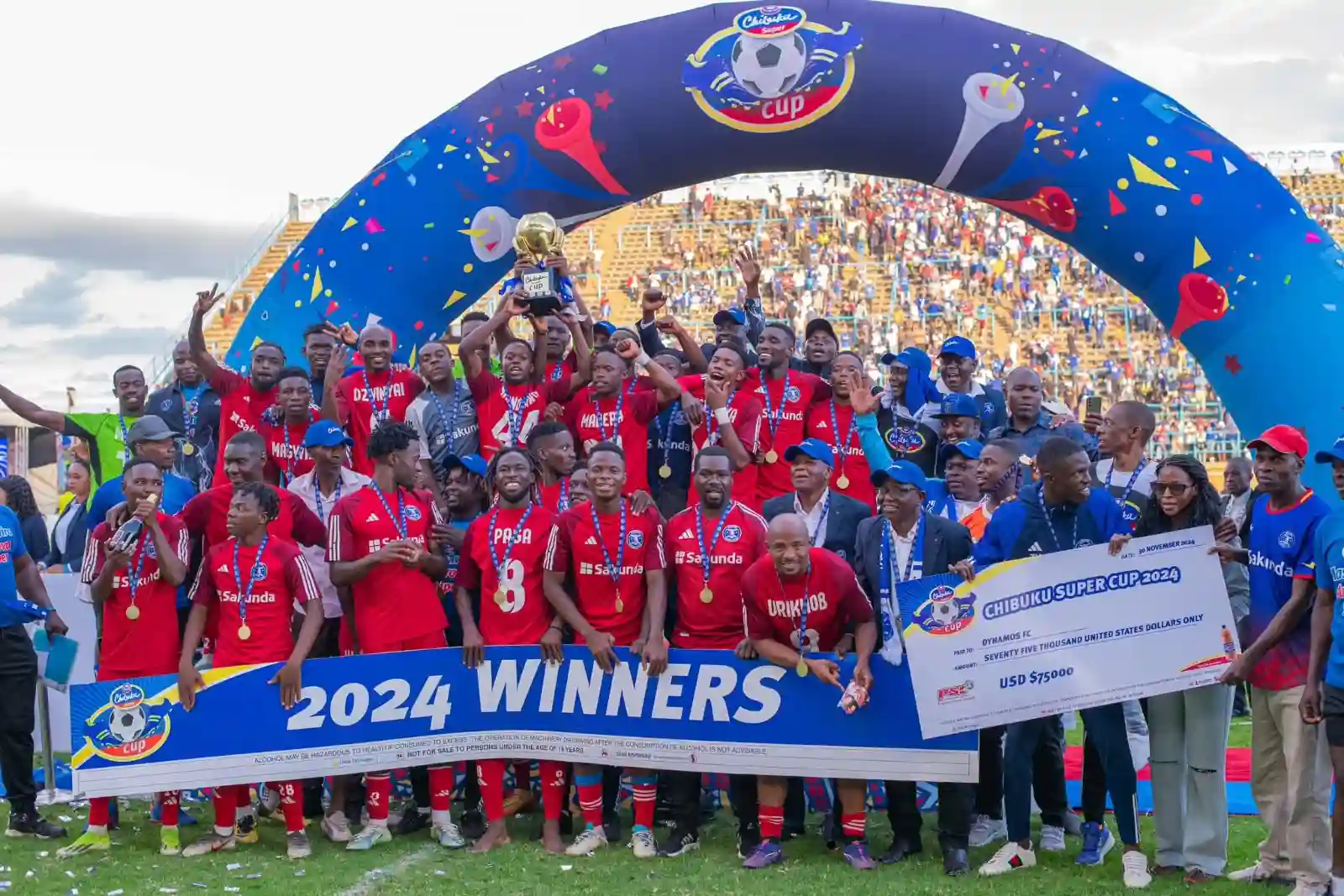 Dynamos Beat Ngezi Platinum Stars On Penalties To Win Back-to-Back Chibuku Super Cups