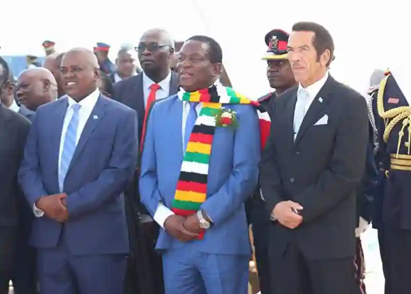 Emmerson Mnangagwa Pledges To Mend Relations With Botswana