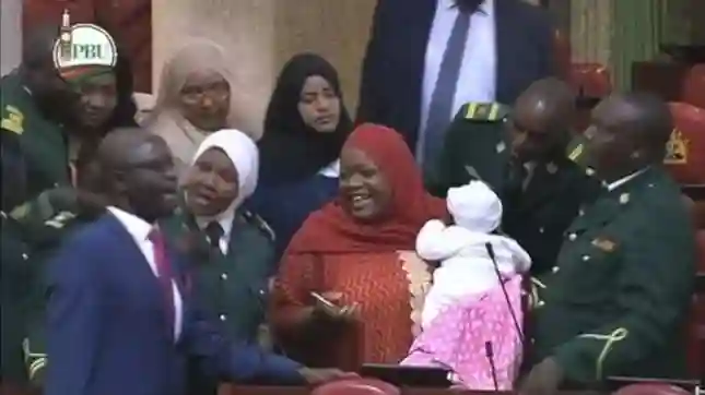 Female MP Ordered Out After Taking Baby To Parliament