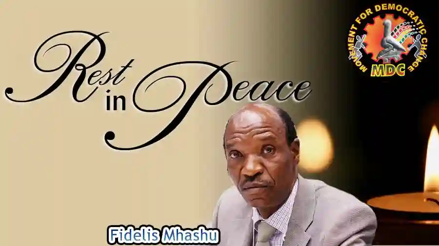 Fidelis Mhashu Has Died