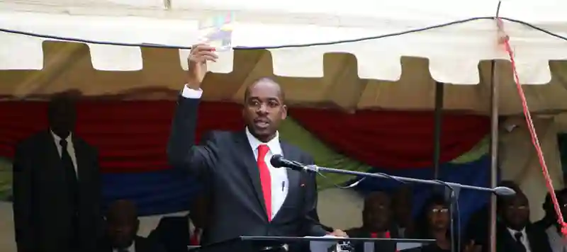 Full Text: Chamisa's Speech At The PEACE In Zimbabwe Document Launch