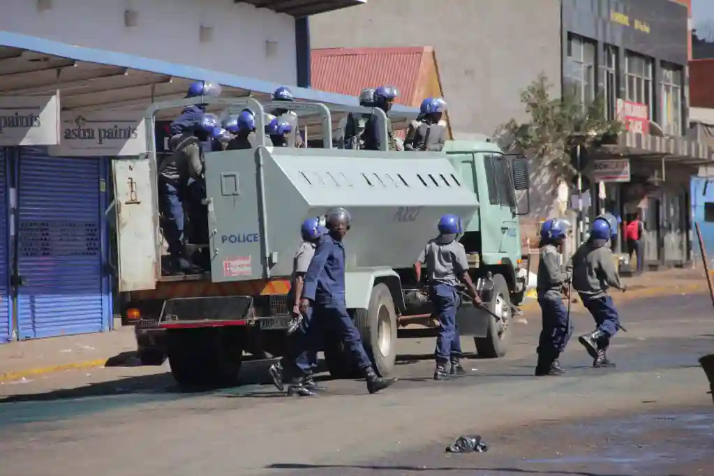 Govt In Panic Mode As Police Helmets Are Discovered Near MDC Headquarters