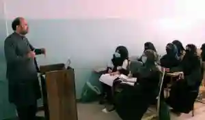 Group Of Afghan Women Protest After Taliban Govt Banned Them From Universities