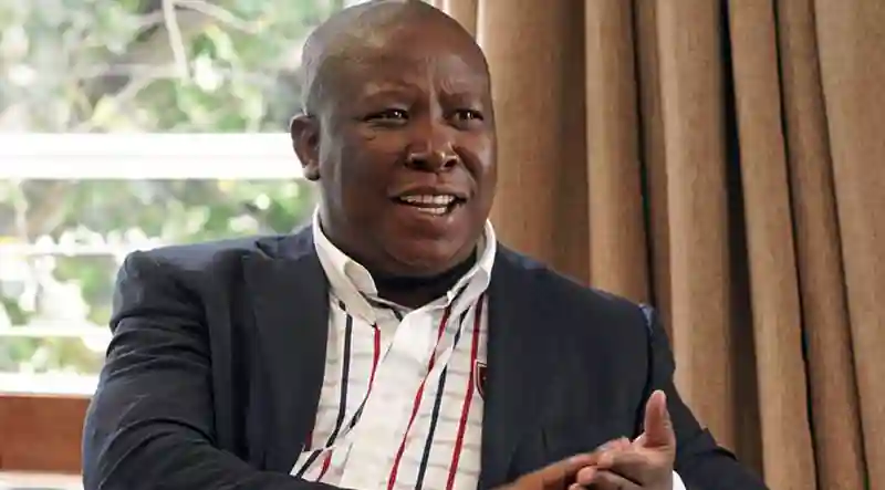 Julius Malema Pleads With SADC To Provide Zim A Financial Bailout Package Or The Chinese Will Take Over