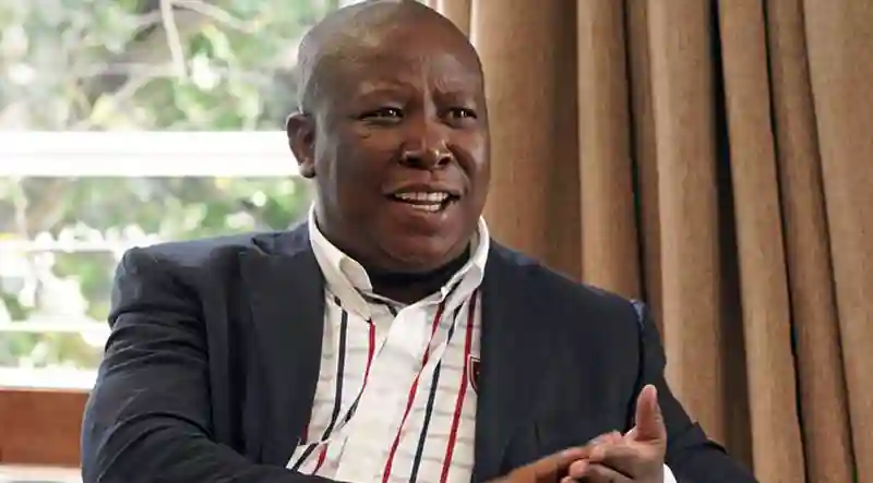 Julius Malema Says ZANU PF Is “A Criminal Syndicate” That Steals Elections