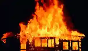 JUST IN: 3 Family Members Burnt To Death As House Is Gutted By Fire (VIDEO)