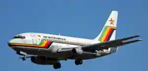 JUST IN: Air Zimbabwe's Plane Purchased From The USA Arrives
